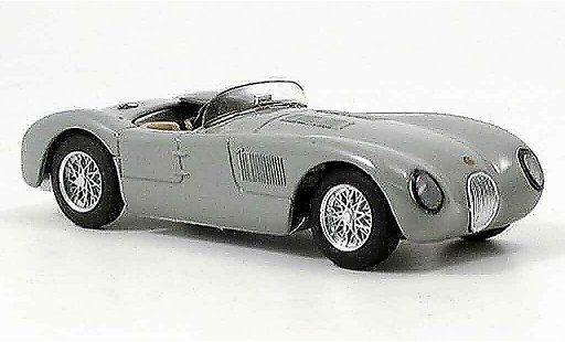 Jaguar C-Type Stradale 1/43 Brumm grijs modelauto