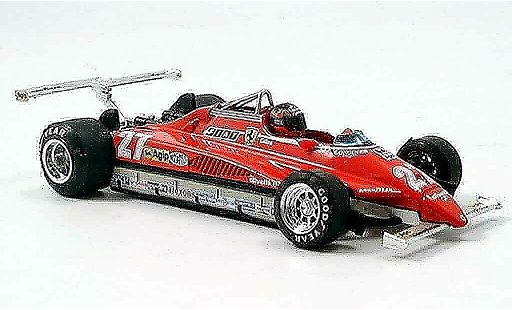 Ferrari 126 C 1/43 Brumm C2 no.27 g.villeneuve long beach avec pilot modelauto