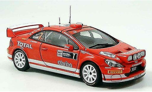 Peugeot 307 WRC 1/43 Autoart no.7 gronholm rallye Duitsland 2005 modelauto