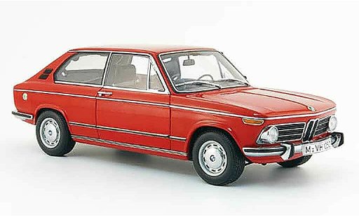 Bmw 2000 Touring 1/18 Autoart tii rood 1972 modelauto
