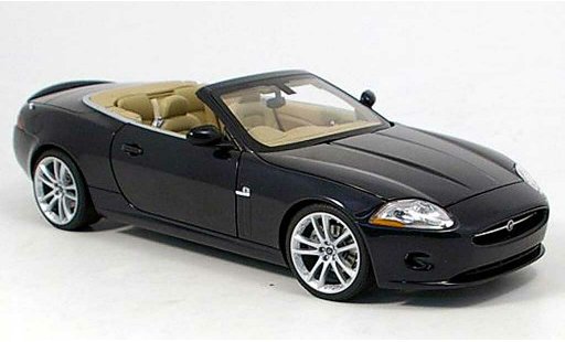 Jaguar XK Cabriolet 1/18 Autoart blauw 2006 modelauto