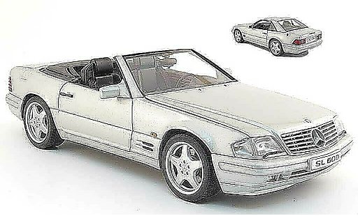 Mercedes Classe SL 600 1/18 Kyosho (r 129) grijs metallized 1997 modelauto