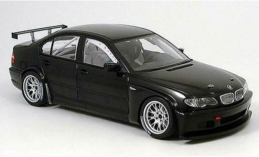 Bmw 320 WTCC 1/18 Autoart E46 i zwart version 2005 plain body modelauto