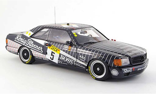 Mercedes 500 Coupe 1/18 Autoart (w126) amg no.5 24h spa 1989 modelauto