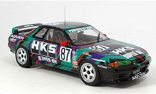 Nissan Skyline R32 1/18 Autoart gtr hks skyline no.87 1993 modelauto