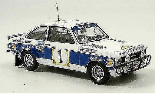 Ford Escort Berlina 1/43 Trofeu MKIIWorks Team Rally Safari 1977 modelauto