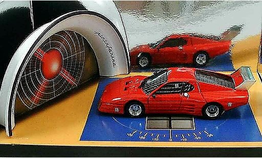 Ferrari 512 BB 1/43 Brumm diorama im pininfarina windtunnel 1979 modelauto