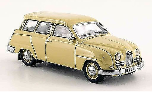 Saab 95 Base 1/43 Neo beige 14 modelauto
