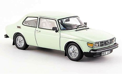 Saab 99 Turbo 1/43 Neo pistazie modelauto