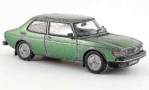 Saab 99 Turbo 1/43 Neo groen modelauto
