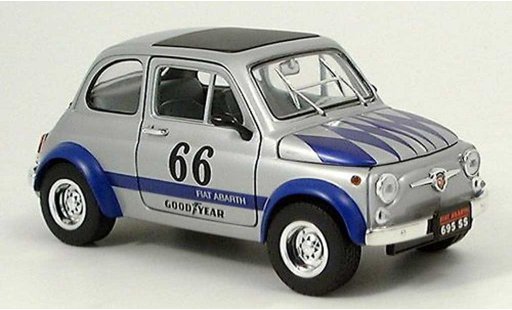 Fiat 695 Abarth SS 1/18 Yat Ming grijs-blauw 1963 modelauto