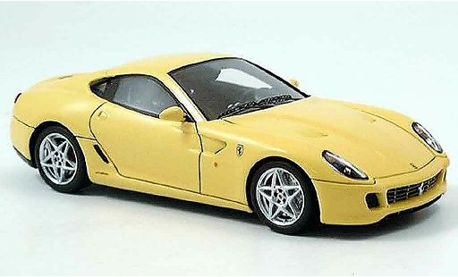 Ferrari 599 GTB 1/43 Red Line geel 2006 modelauto