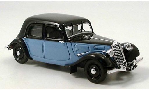 Citroen Traction 11 1/43 Norev AL zwart-grijs 1935 modelauto