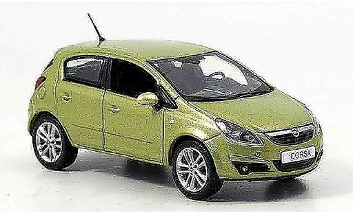 Opel Corsa Base 1/43 Norev groen 5 turer 2006 modelauto