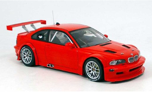 Bmw M3 course 1/18 Autoart GTR E46 plain body version rood nurburgring 2005 modelauto