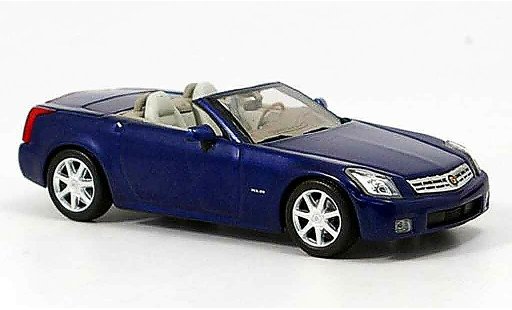 Cadillac XLR roadster 1/43 Norev blauw 2004 modelauto