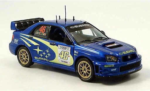 Subaru Impreza WRC 1/43 IXO valentino ross rallye monza 2005 modelauto