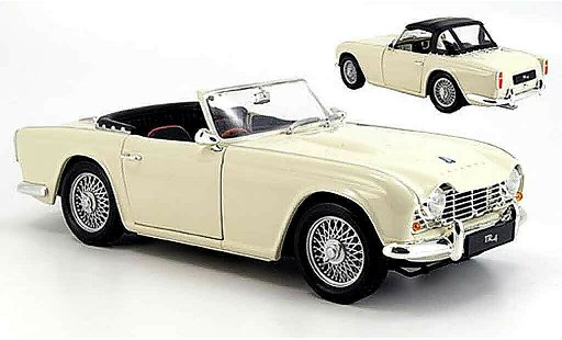 Triumph TR4 Base 1/18 Revell wit 1963 modelauto