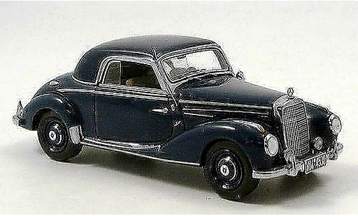 Mercedes 220 Coupe 1/43 Spark (W187) blauw modelauto