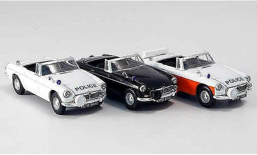 MG B Base 1/43 Vanguards Set politie Lancashire modelauto