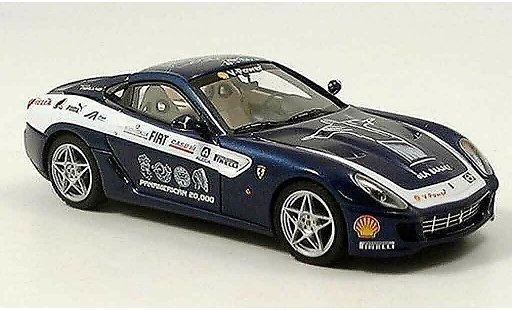 Ferrari 599 GTB 1/43 Look Smart fiorano panamericana blauw modelauto