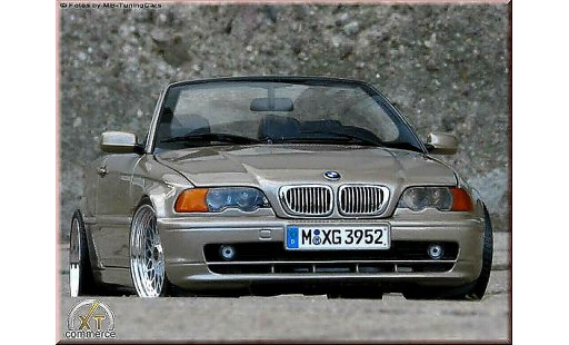 Bmw 328 cabriolet 1/18 Kyosho E46 ci champagne jantes 19 pouces bbs modelauto