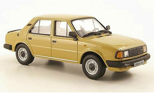 Skoda 120 Base 1/43 Abrex L beige 1986 modelauto