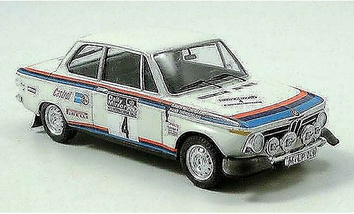 Bmw 2002 tii 1/43 Trofeu Works Team Rally RAC 1973 Waldegard/Thorzelius modelauto