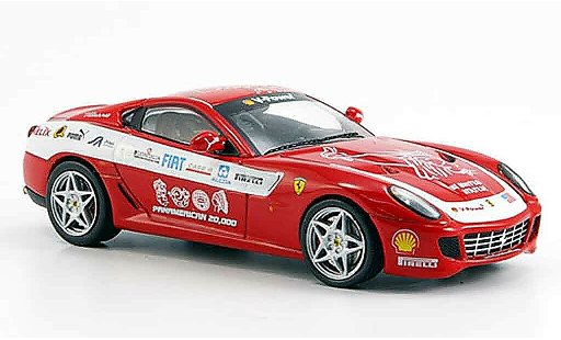Ferrari 599 GTB 1/43 IXO panamericana rood 2006 modelauto