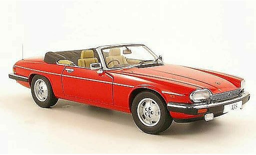 Jaguar XJS 1988 1/18 Autoart Cabriolet rood RHD modelauto