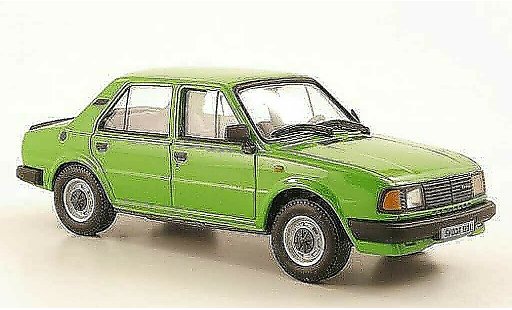 Skoda 120 Base 1/43 Abrex L groen 1986 modelauto