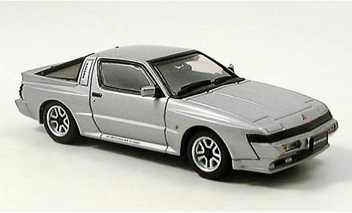 Mitsubishi Starion GSR VR 1/43 Aoshima grijs metallic 1988 modelauto