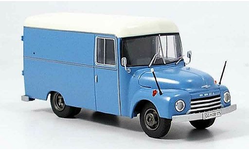 Opel Blitz Type A 1/43 Premium Cls 175 bestelwagenwagen blauw beige modelauto