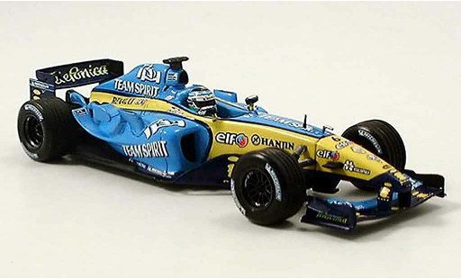 Renault F1 2005 1/43 Minichamps team r 25 showcar no.6 g. fisica modelauto