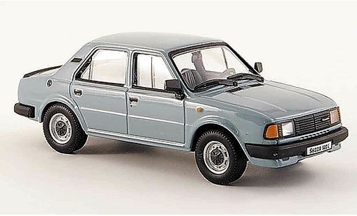 Skoda 120 Base 1/43 Abrex l grijs 1986 modelauto