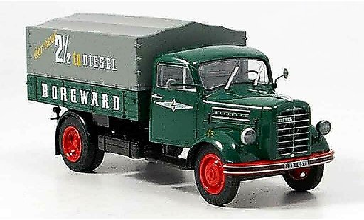 Borgward B 2500 plateau 1/43 Schuco laadbak der neue 25 to Diesel modelauto