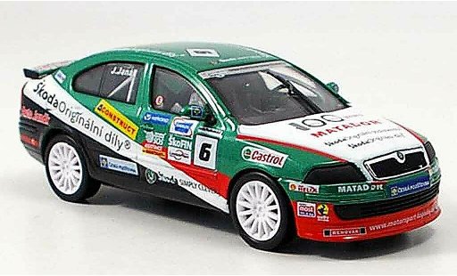 Skoda Octavia Cup 1/43 Abrex no.6 2005 modelauto