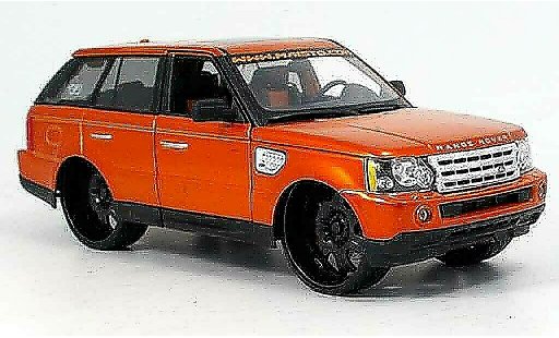 Range Rover Sport Base 1/18 Maisto oranje g-ridez tuning modelauto