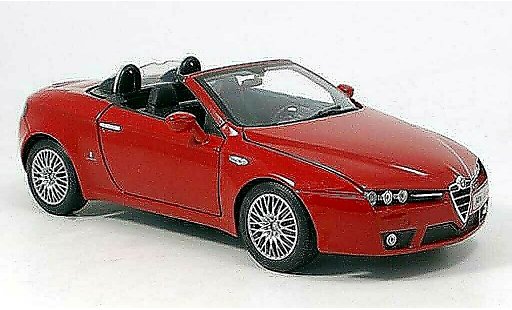 Alfa Romeo Spider Brera cabriolet 1/18 Norev rood 2006 modelauto