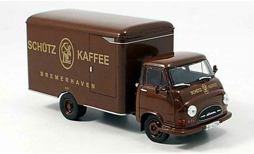 Hanomag Kurier Kofferwagen 1/43 Norev Corman 1960 modelauto