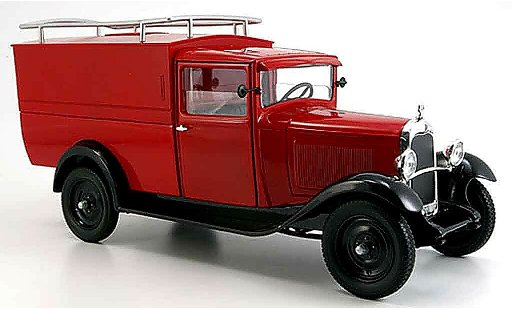 Citroen C4 1930 1/18 Solido bestelwagenwagen modelauto