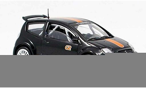 Citroen C2 tuning 1/43 Solido zwart modelauto