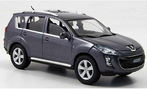Peugeot 4007 Base 1/43 Solido grijs collection exklusiv 2007 modelauto