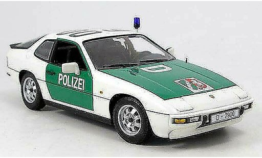 Porsche 924 Base 1/18 Minichamps politie autoroute dusseldorf modelauto