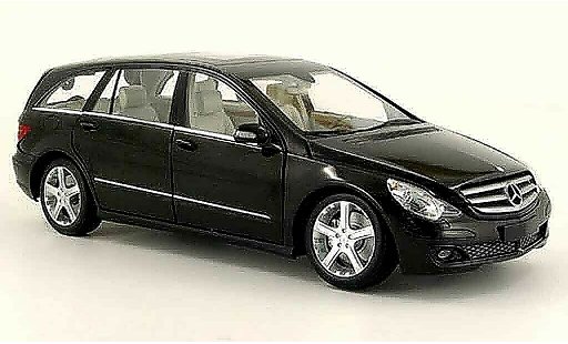 Mercedes Classe R Base 1/18 Minichamps zwart 2005 modelauto