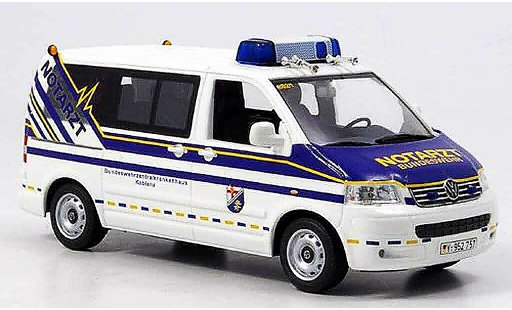 Volkswagen Combi Base 1/43 Minichamps t5 transporter bundeswehr notarzt 2002 modelauto