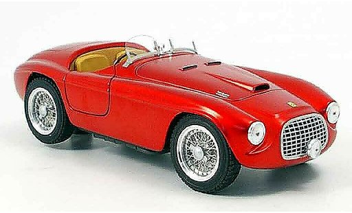 Ferrari 166 MM 1/18 Hot Wheels Elite barchetta serie elite rood 60th modelauto