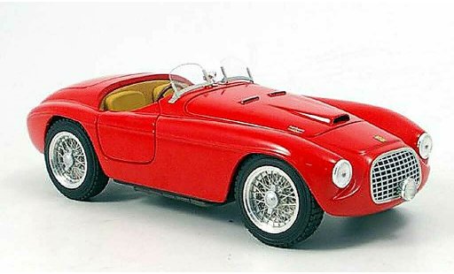 Ferrari 166 MM 1/18 Hot Wheels Elite barchetta rood serie elite modelauto