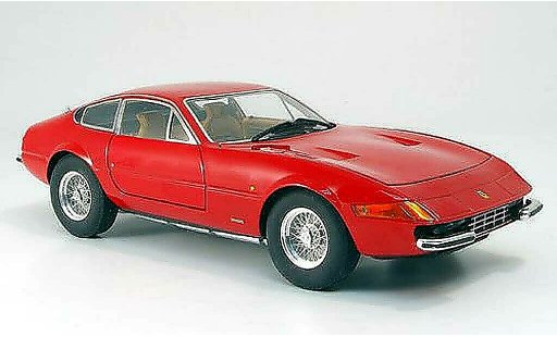 Ferrari 365 GTB/4 1/18 Hot Wheels Elite rood serie elite modelauto