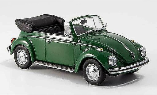Volkswagen Coccinelle Cabriolet 1/43 Minichamps 1302 cabrio groen 1970 modelauto